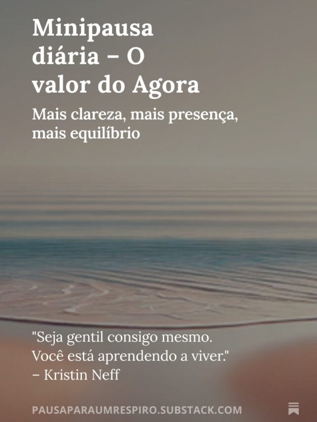 Minipausa diária – O presente como ele é (Copia)